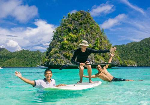 Activity In Raja Ampat