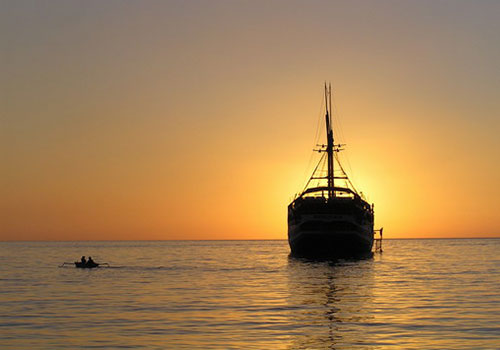 Sailing In Komodo island