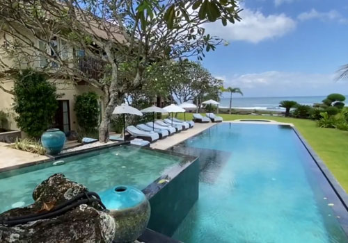 bali beachfront villa