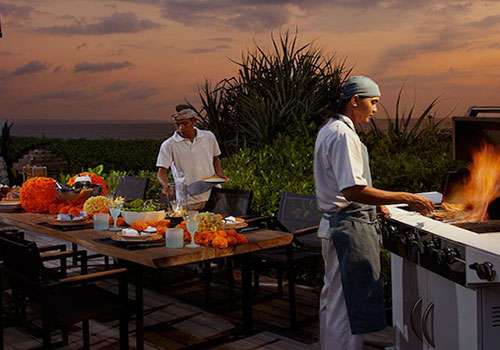 Outdoor BBQ Dinner, Bali Villa Ambra