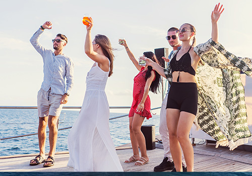 Bali Wedding Party On Yacht