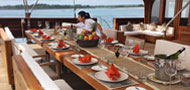 The Ultimate Luxury Lamima Liveaboard - Outdoor Dining Table