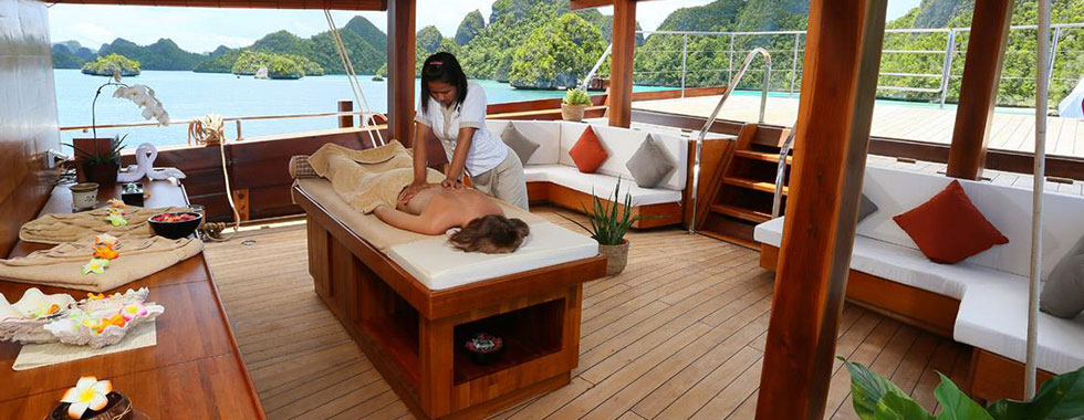 The Ultimate Luxury Lamima Liveaboard - On Board Spa